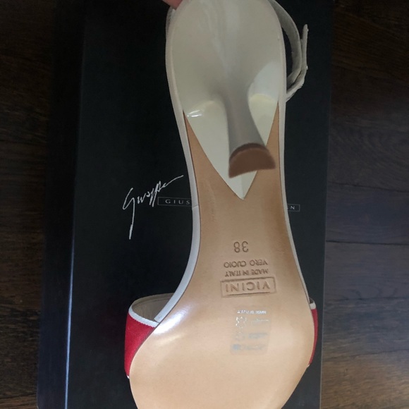 Giuseppe Zanotti red and white sandal - Picture 3 of 3